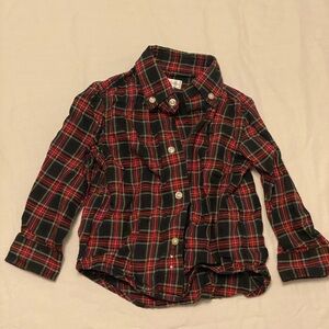 Ralph Lauren Boys Plaid Button Down Shirt